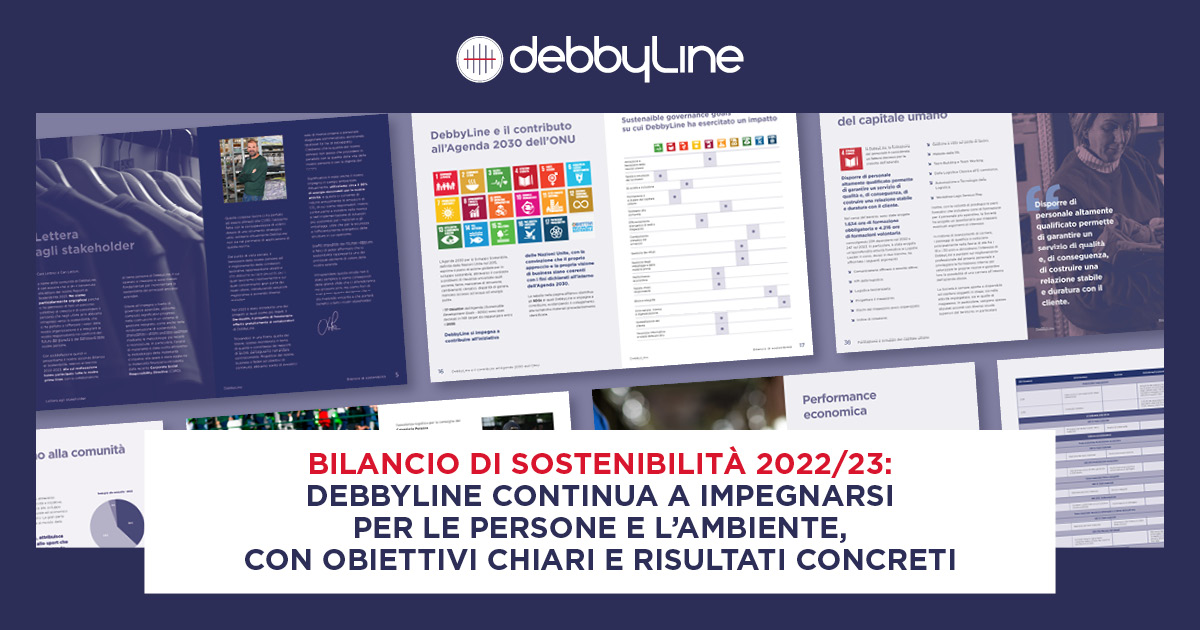 Bilancio di sostenibilità DebbyLine 2022 - 2023